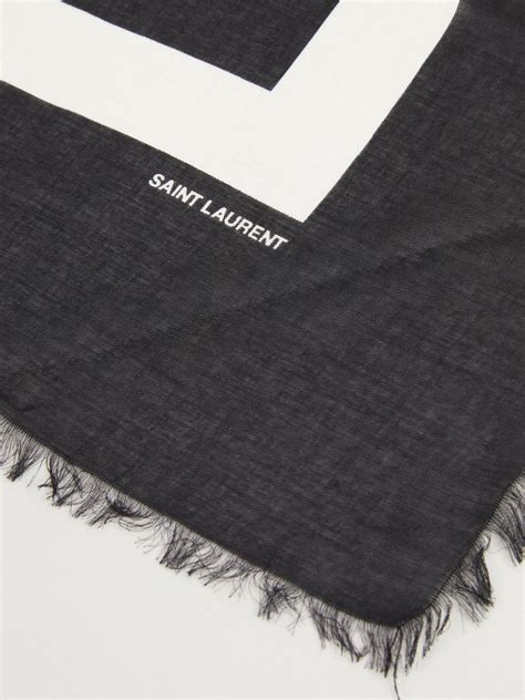 yves saint laurent schal grau|Schals & Halstücher für Damen von Saint Laurent .